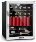 Klarstein Beersafe XL Mix It Edition, hűtőszekrény, D energiahatékonysági osztály, LED, 4 fém rács, üvegajtó