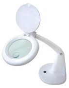 Geti LED Asztali lámpa nagyítóval LED/6,5W/230V fehér TI0016