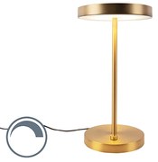 Modern asztali lámpa bronz, LED-del - Disco