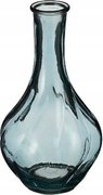 Üveg váza kék 9x17cm