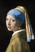 Plakát Girl with a pearl, Jan Vermeer