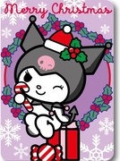 Hello Kitty Kuromi Karácsonyi polár takaró 100x140cm