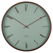 Karlsson 6014GR design falióra zöld, 40 cmátmérővel
