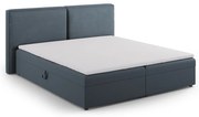 Kék ágyneműtartós boxspring ágy 160x200 cm Arendal – Cosmopolitan Design