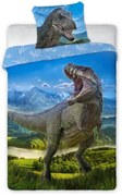 Deluxe 3D Dinoszaurusz T-Rex pamut ágyneműhuzat  200x140cm+90x70cm Faro