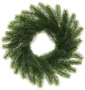 Műfenyő koszorú, átmérő 30 cm, zöld