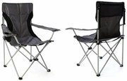 DIVERO® Kempingszék összecsukható 2 db szürke