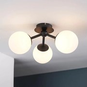 Endon 93489 - Fürdőszobai felületre szerelhető FRIO mennyezeti lámpa 3xG9/3W/230V IP44 fekete