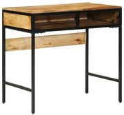 Asztal 80x50x75 cm Tömör fa Nyers mangó