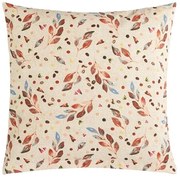 Bellatex Berta Leaf párnahuzat barna, bézs, 45 x45 cm