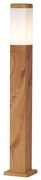 Modern kültéri állólámpa acélból, famintával, 80 cm, IP44 - Malois