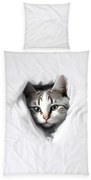 Herding Gyermek pamut ágynemű Cat , 135 x 200 cm,80 x 80 cm