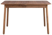 Bővíthető étkezőasztal diófa dekoros asztallappal 80x120 cm Glimps – Zuiver