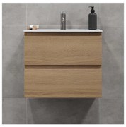 KENWOOD 61 cm-es mosdószekrény mosdóval, tölgy