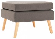 tópszínű szövet lábzsámoly