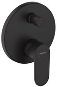 Hansgrohe Vernis Blend zuhany és fürdő csaptelep vakolat alatti rész nélkül fekete matt 71466670