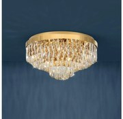 Eglo 39458 - Mennyezeti lámpa VALPARAISO 11xE14/40W/230V arany