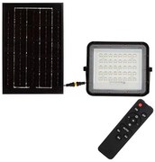 LED Kültéri napelemes reflektor LED/6W/3,2V IP65 4000K fekete + távirányító
