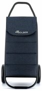 Rolser Com Polar 8 Black Tube bevásárlótáska kerekeken, kék
