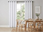Fehér OXFORD LIGHT függöny 140x270 cm Felfüggesztés: Hullámos sínszalag