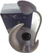 LED-es éjjeli lámpa Mini Űrhajós A Holdon a gyerekszoba íróasztalához