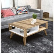 IONIS dohányzóasztal 40x90 cm barna/fehér