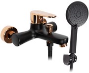Fürdőkád csaptelep REA Mild Black Rose Gold