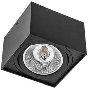 Spotlámpa CHLOE AR111 1xGU10/50W/230V szögletes fekete