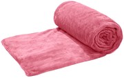 VIOLET Rózsaszín mikroplüss takaró VIOLET 200x230 cm