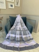 Kész függöny szürke-csíkos mintás 300x160 cm