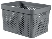 Curver Tárolódoboz INFINITY 17l újrahasznosított műanyag sötétszürke