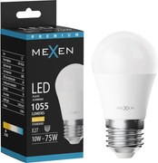 Mexen Nova, LED izzó E27, G45, 10W, meleg - 3000K, 1055 lm - L101-E27-1030-01