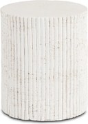 Modern dohányzóasztal TIALL 38 cm, krémbézs