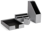 Karton rendszerező szett 4 db-os Hugo Canvas Paper Laminate – Bigso