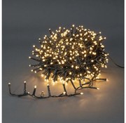 Nedis CLCC400 - LED Kültéri karácsonyi lánc 400xLED/7 funkciós 11m IP44 meleg fehér