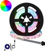 vidaXL LED szalag 2 pcs Fekete és Átlátszó 750 mm Réz és műanyag