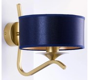 Jupiter 2115 - KASZMIR fali lámpa 1xE27/15W/230V kék/arany