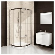 RAVAK Blix BLCP4-90 zuhanykabin, íves, krómhatású + Transparent