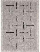 Floorlux 20008 darabszőnyeg ezüst/fekete, 160 x 230 cm, 160 x 230 cm