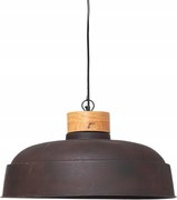 Függőlámpa Prano fém/fa minimalista