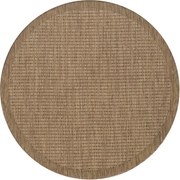 Natúr színű kerek kültéri-beltéri szőnyeg ø 160 cm Giza 1410 – Ayyildiz Carpets
