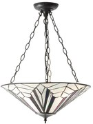 Endon 63936 - Tiffany ASTORIA láncos csillár 3xE27/60W/230V átm. 48 cm