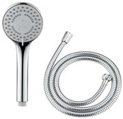 WENKO 24918100 - BASIC LINE zuhanyfej, 9,5 x 9,5 cm, fényes króm/ezüst