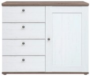 TEINA 4S1D komód, canyon fenyő