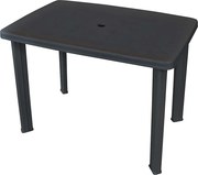 vidaXL antracitszürke műanyag kerti asztal 101 x 68 x 72 cm