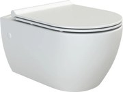 CeraStyle CITY fali WC - MATT FEHÉR - rimless - perem nélküli - rejtett szerelésű