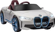 HOMCOM Elektromos Gyerekautó, Távirányítós Játékautó, Hordozható Akkumulátor, BMW Játékautó Fényszóróval, MP3 Lejátszóval, Biztonsági Övvel, 3-5 km/h,