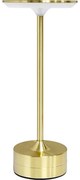LED újratölthető érintőkapcsolós asztali lámpa TAVOLO LED/2,5W/5V 2400 mAh 3000-6000K arany