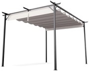 Blumfeldt Pantheon Robust, pergola, 3 x 4 m, időjárásálló porszórt acél