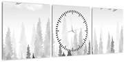 Kép - Erdei csúcsok (órával) (90x30 cm)